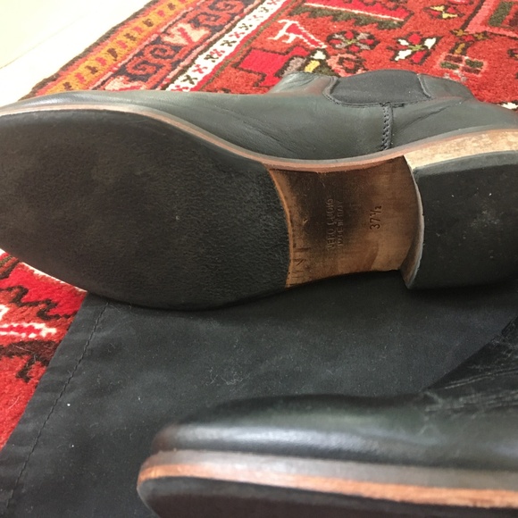 Gidigio black leather boots size 37.5 - Picture 8 of 8